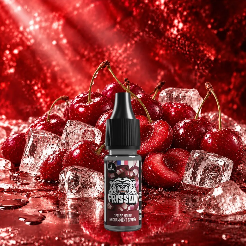 Frisson 10ml (Boite de 6) - Cerise Noire Méchamment Givrée
