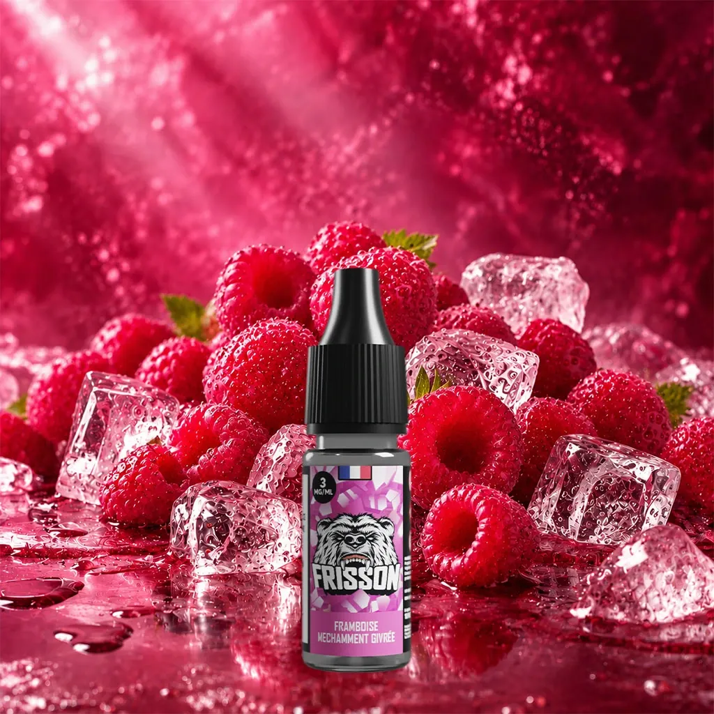 Frisson 10ml (Boite de 6) - Framboise Méchamment Givrée