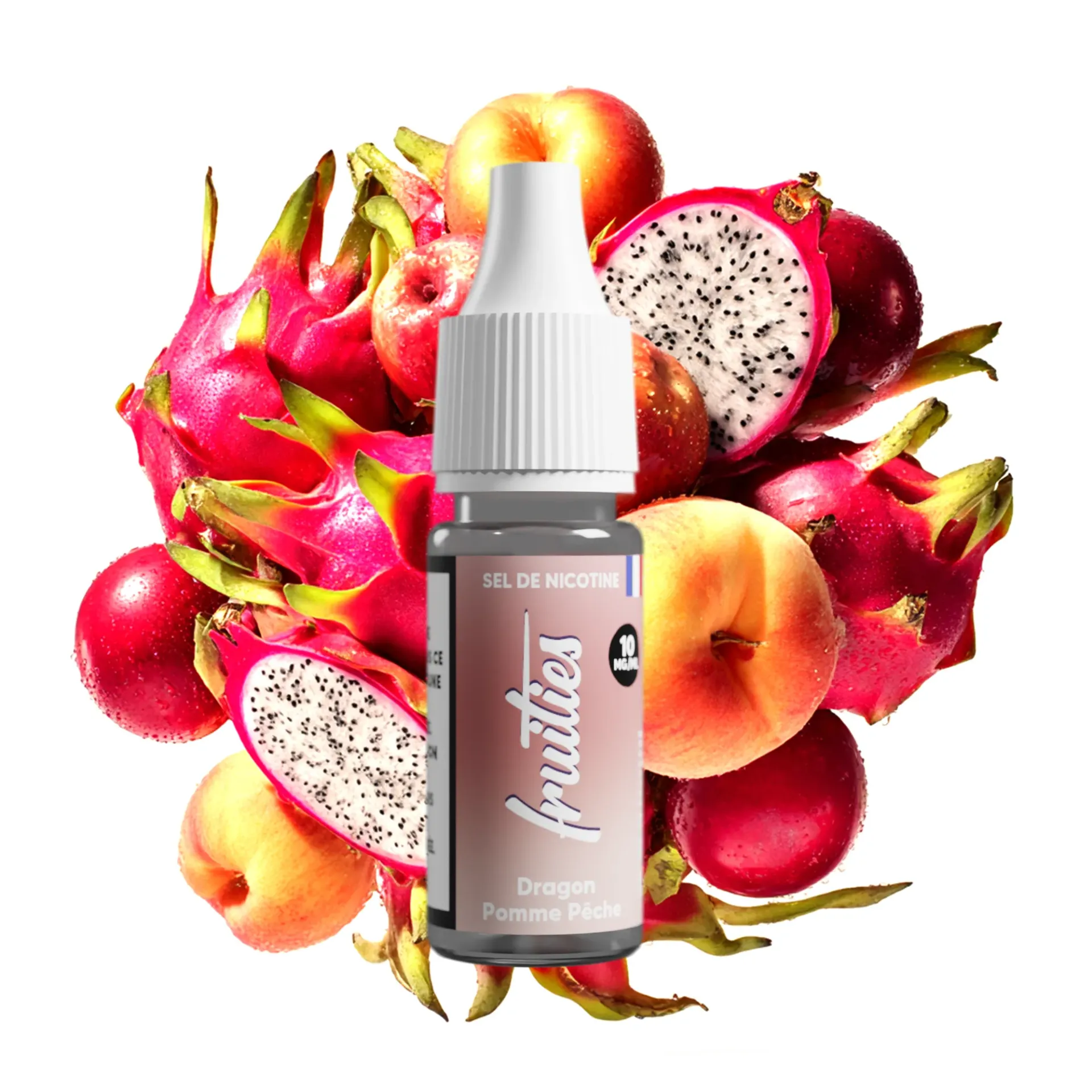Fruities 10ml SDN (boite de 6) - Dragon Pomme Pêche  (10 mg/mL)