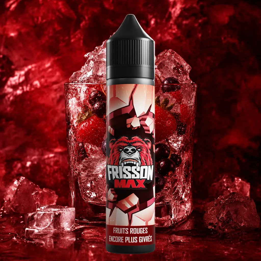 Etiquette Frisson Max - Fruits Rouges Encore Plus Givrés échantillon