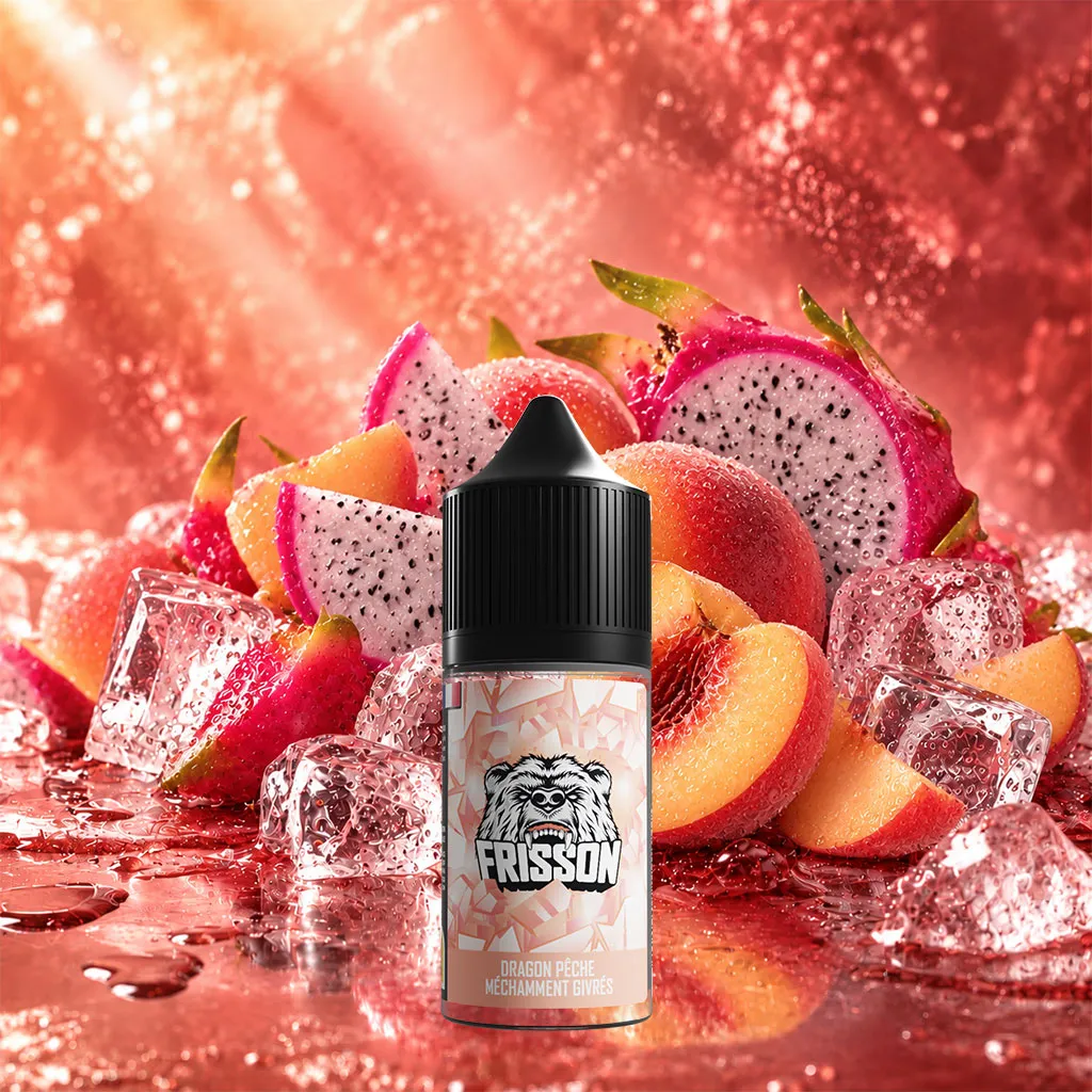Frisson 30ml - Dragon Pêche Méchamment Givrée