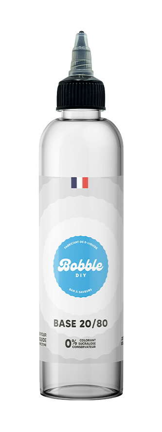 [B250-B20-80] Bobble Bar 250ml Base PG20/VG80