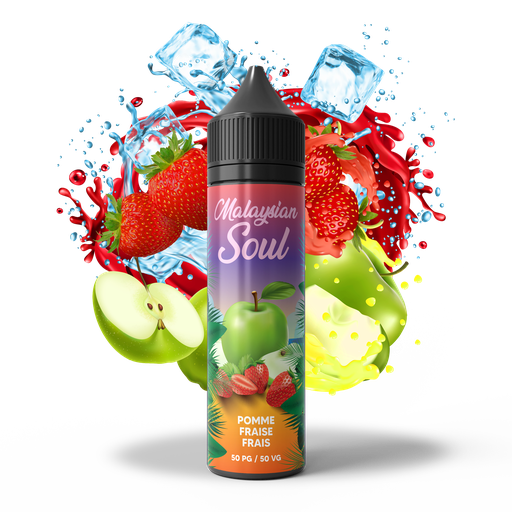 [SOUL-FP50] Malaysian Soul - Fraise Pomme Frais 50ml