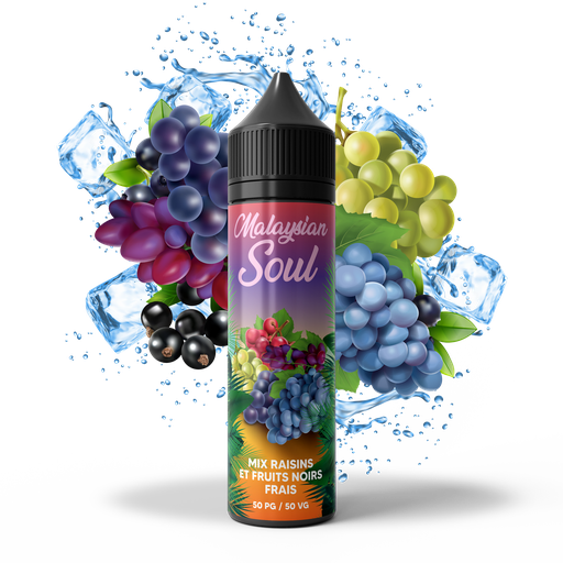 [SOUL-MR50] Malaysian Soul 50ml - Mix Raisins Fruits Noirs Frais