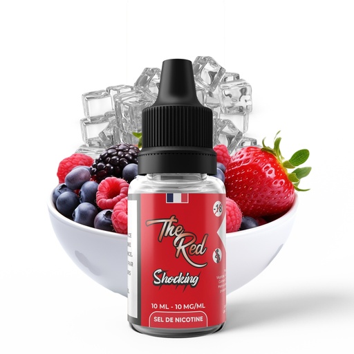 Shocking 10ml Sel de Nicotine - The Red (Boîte de 12)