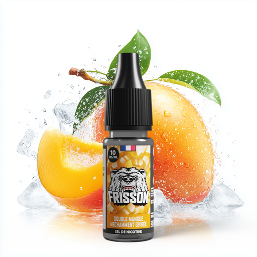 Frisson 10ml SDN (Boite de 6) - Double Mangue Méchamment Givrée