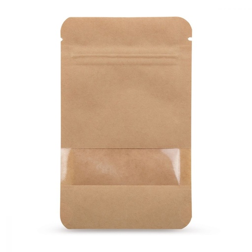 [CBD-POCH-ALU4] Pochon à Zip Kraft - 10g à 20g (par 10)